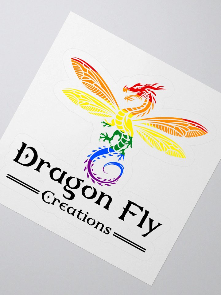 Dragon Fly Creations Pride Sticker product image (1)