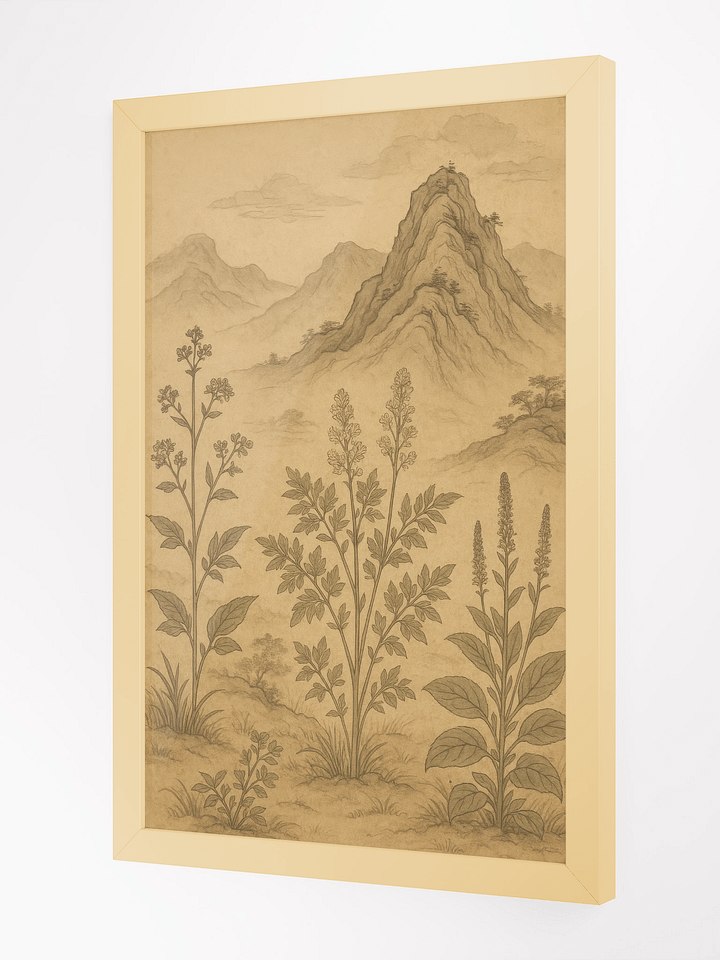 Mountain Botanicals - Serene Landscape Art Print product image (3)