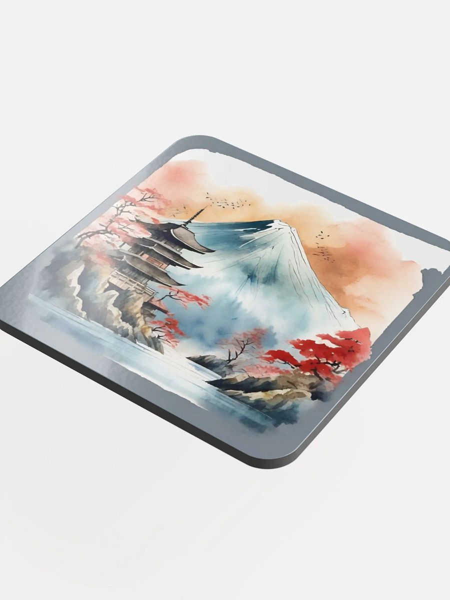 Tranquil Pagoda Cork Coaster product image (4)