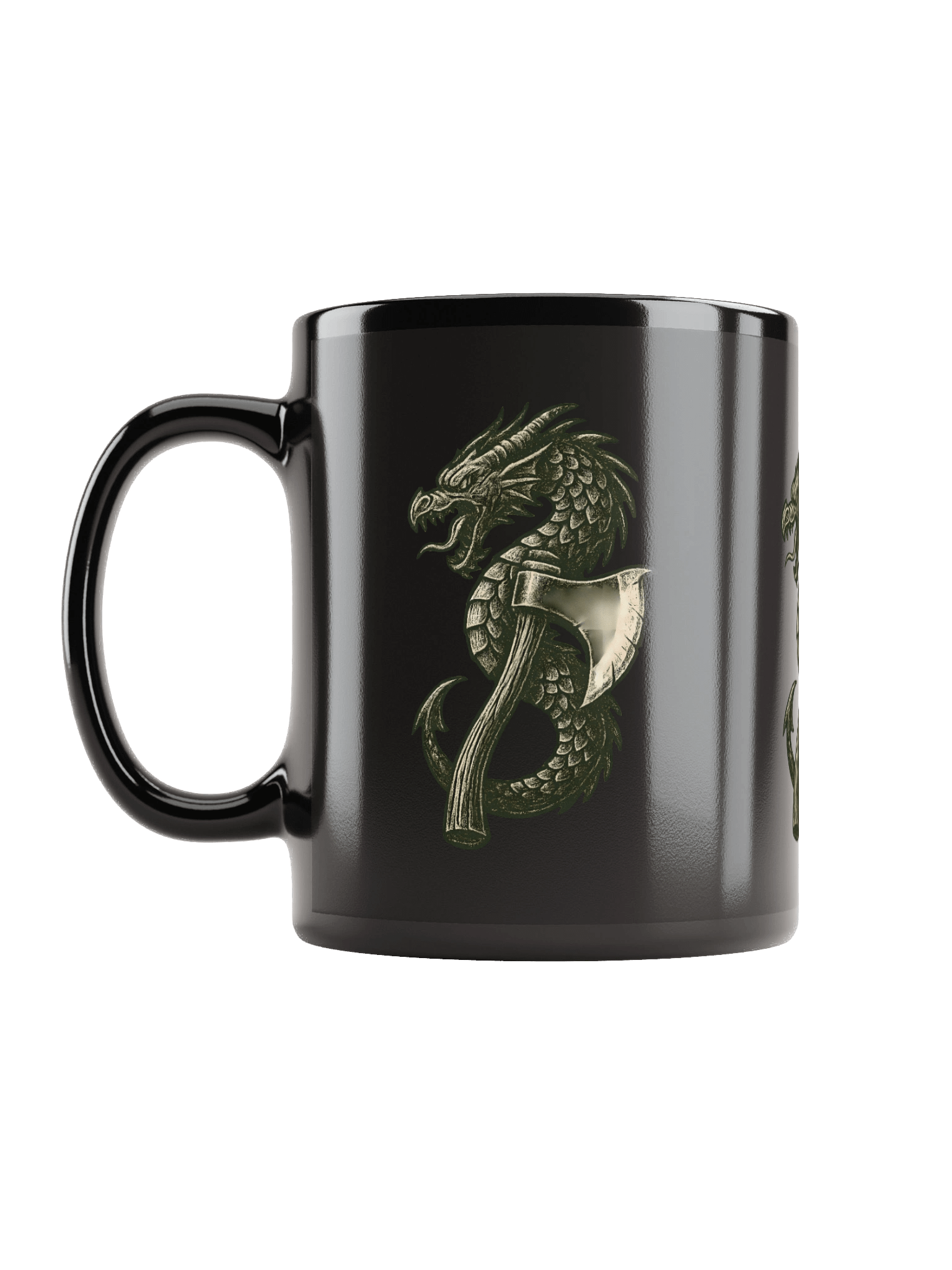 Coffee Mug Rugged Sportsmen Nordic Dragon Axe product image (12)