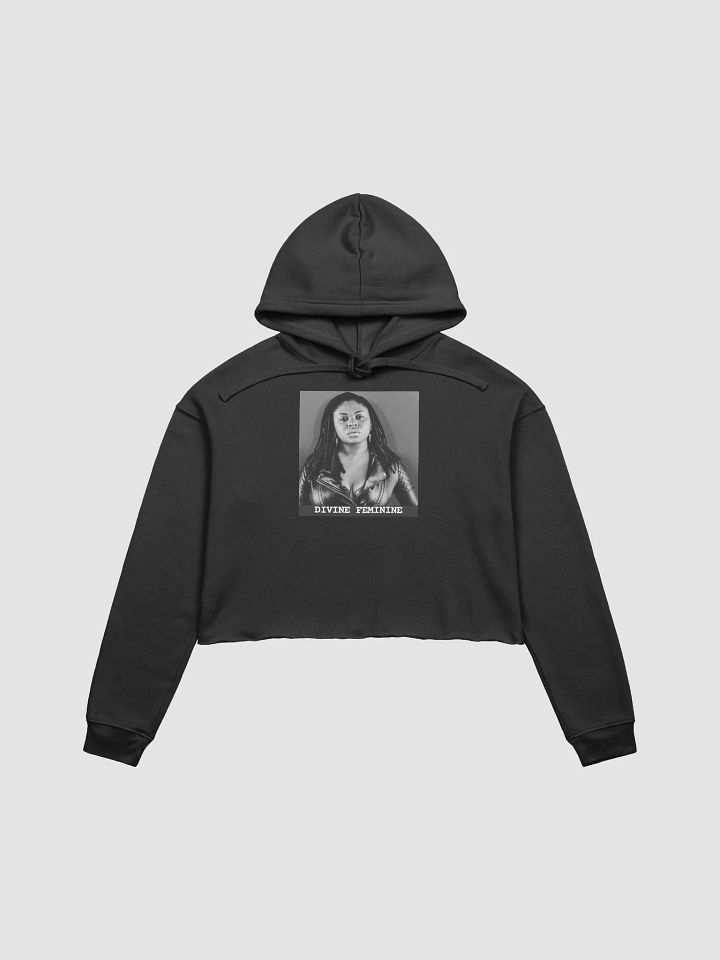 Divine Feminine Black Crop Hoodie product image (1)