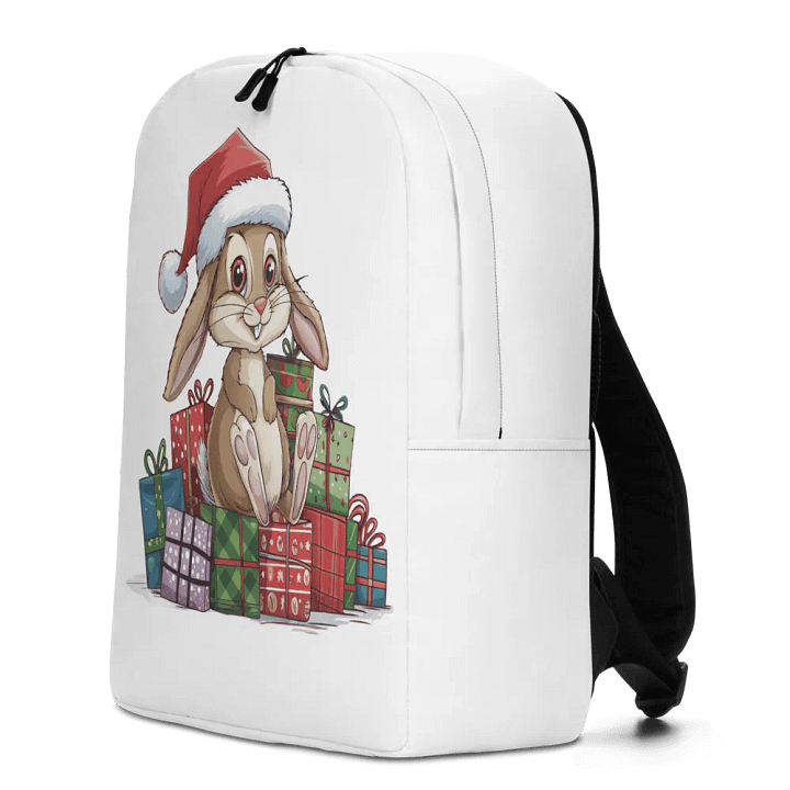Santa Bunny Minimalist Backpack product image (2)