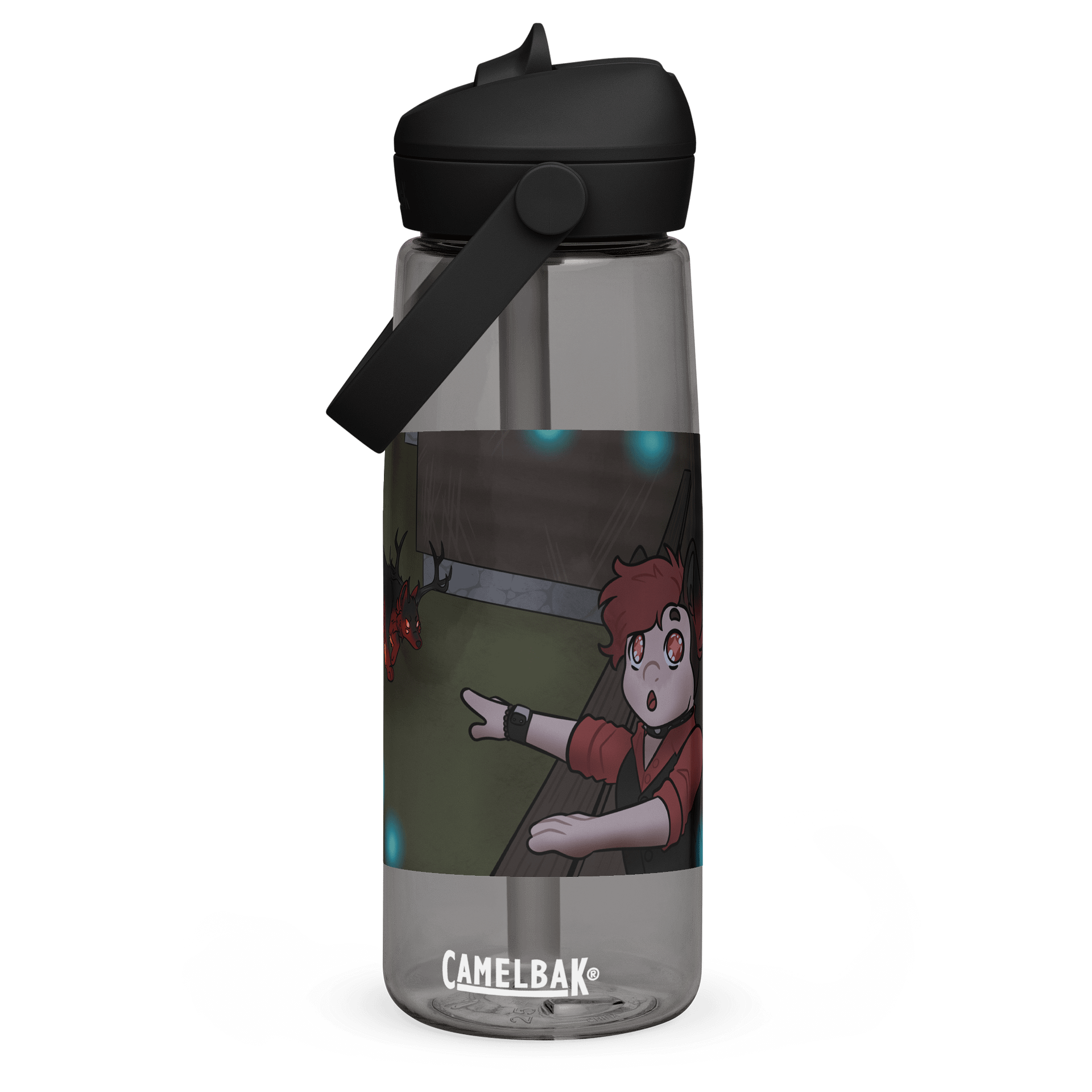 Flip Straw Water Bottle - Pet dat Dawg? product image (1)