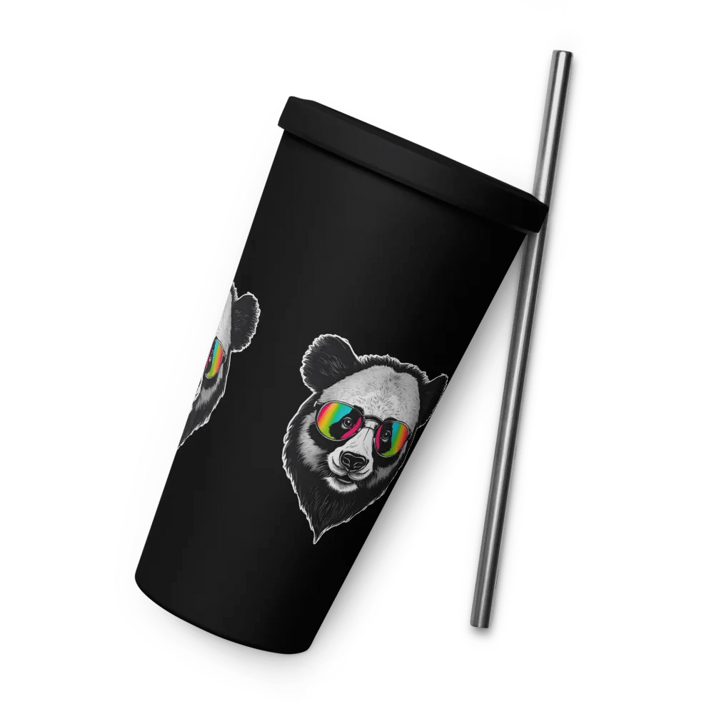 Rainbow Shades Panda Insulated Tumbler product image (8)