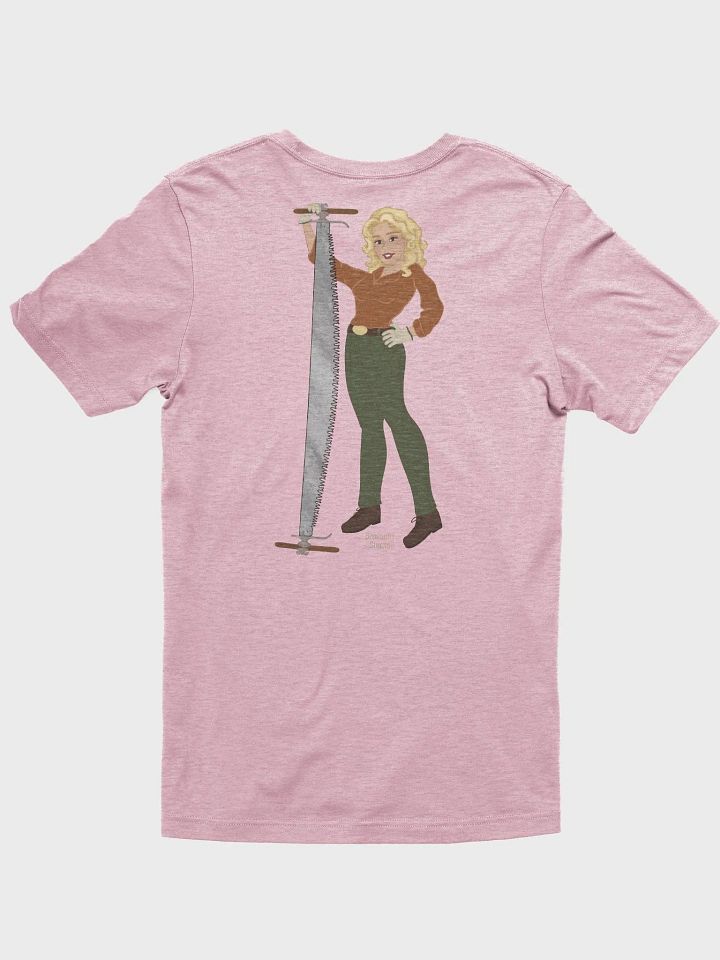 Crosscut Saw Blonde Dolly Pinup Unisex T-Shirt product image (2)