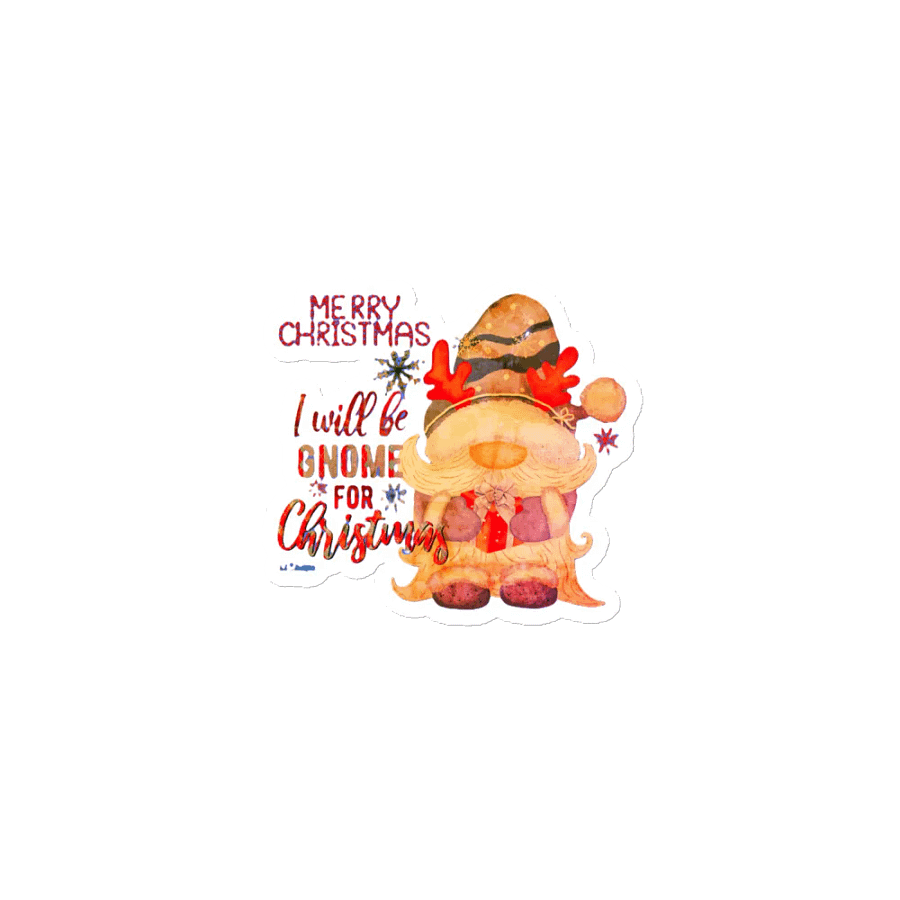 I WILL BE GNOME FOR CHRISTMAS product image (1)