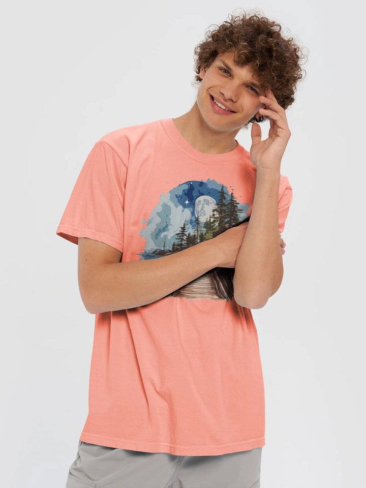 Moonlit Island Crossing | Comfort Colors Heavyweight T-Shirt product image (2)