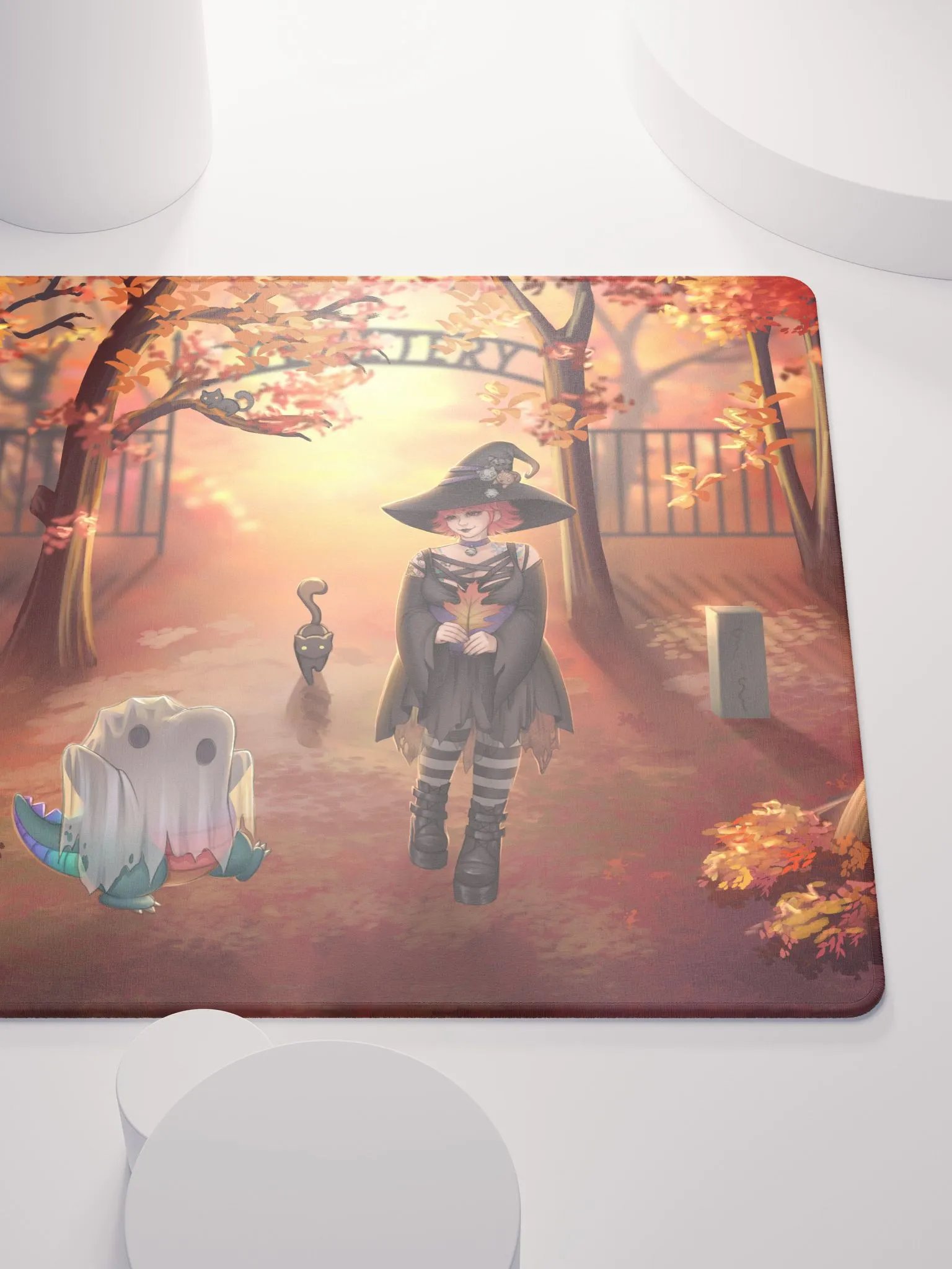 Autumn Stroll Gaming Mouse Pad product image (5)