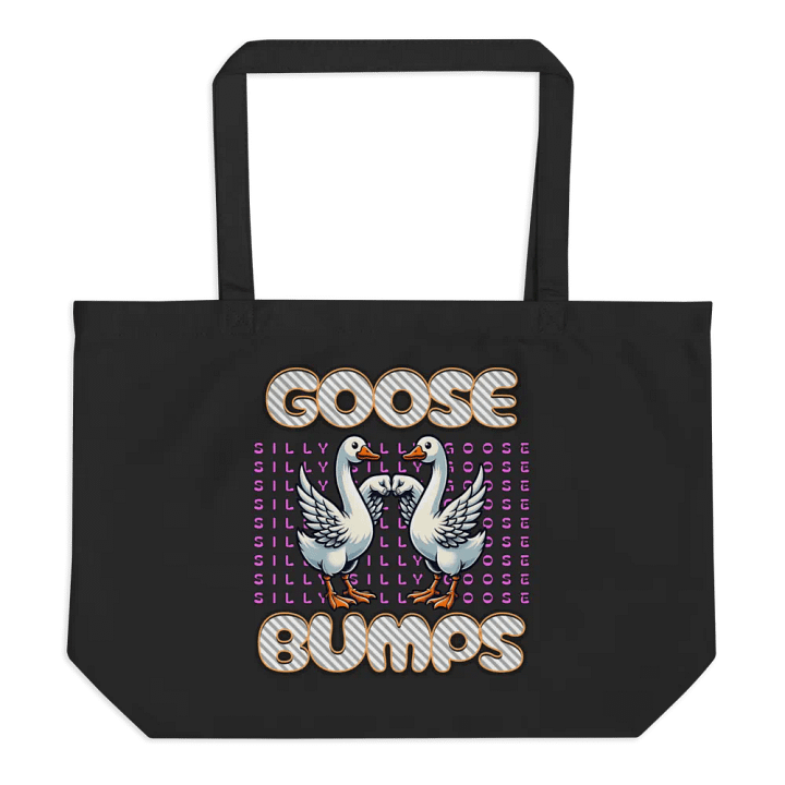 Goose Bumps Silly Organic Tote product image (1)