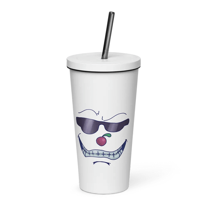 'Cweemy Face V2' - Tumbler With Straw product image (1)