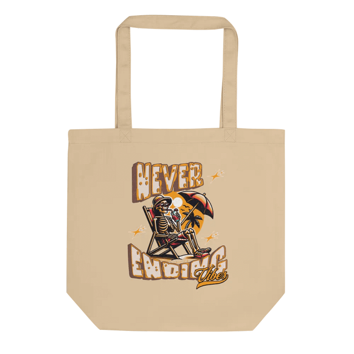 Never Ending Vibes Skeleton Tote Bag product image (1)