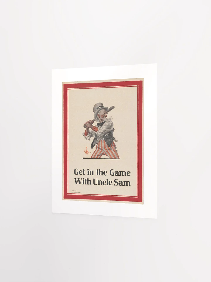 Get in the Game With Uncle Sam by J.C. Leyendecker (1917) - Print product image (2)