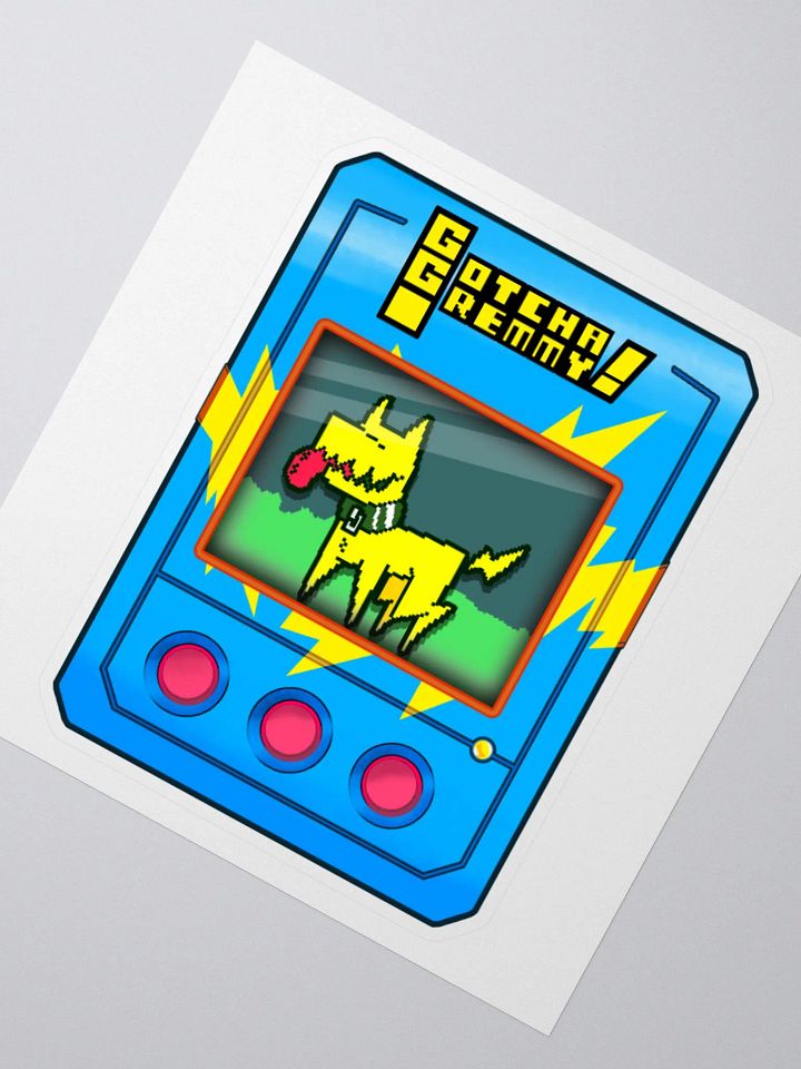 Gotcha Gremmy! [Blue/Yellow] - Sticker product image (2)