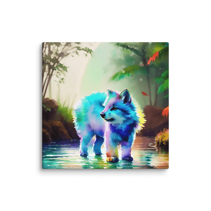 Cute Fox Digital Painting - v1 product image (1)