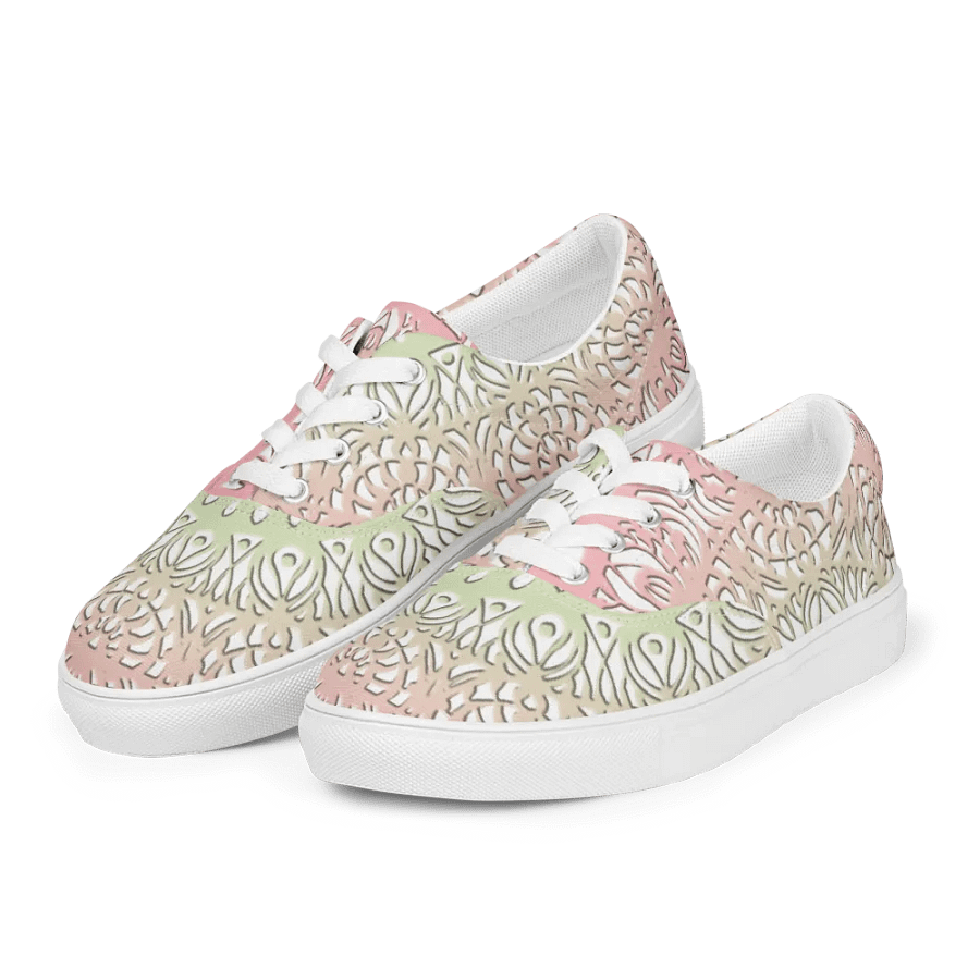 Mandala Magic Lace-Up Canvas Shoes product image (3)