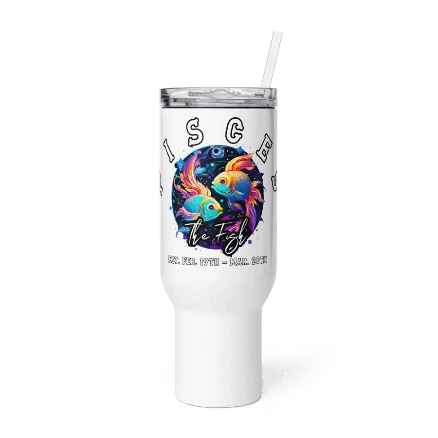 Pisces - Zodiac Travel Mug w/ Handle product image (2)
