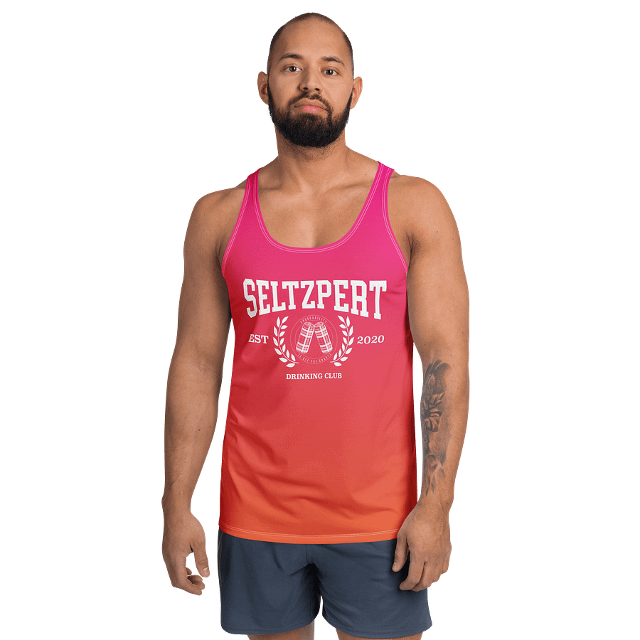 Seltzpert Drinking Club Tequila Sunrise Men's Tank Top product image (1)
