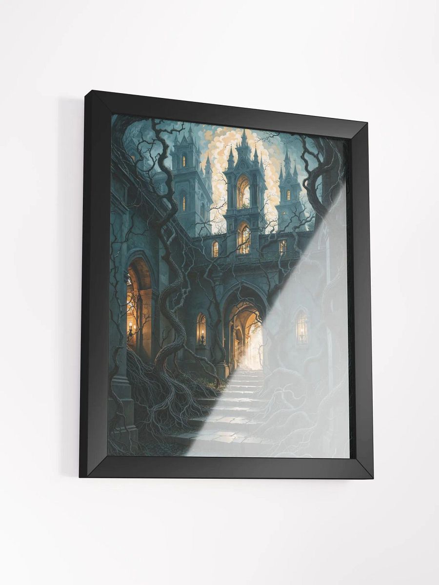 Moonlit Gothic Castle Framed Print product image (18)