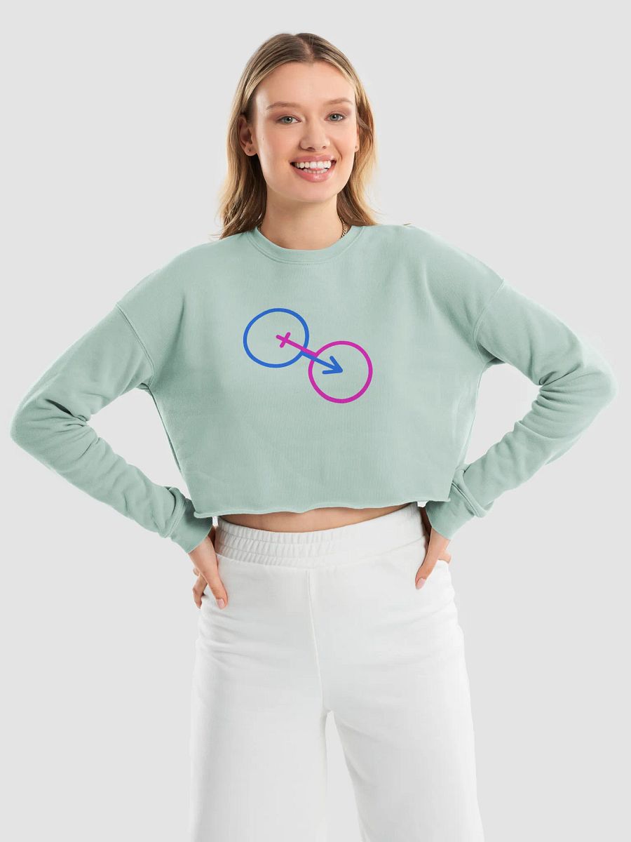 Natural Two Genders Women's Crop Sweatshirt product image (9)