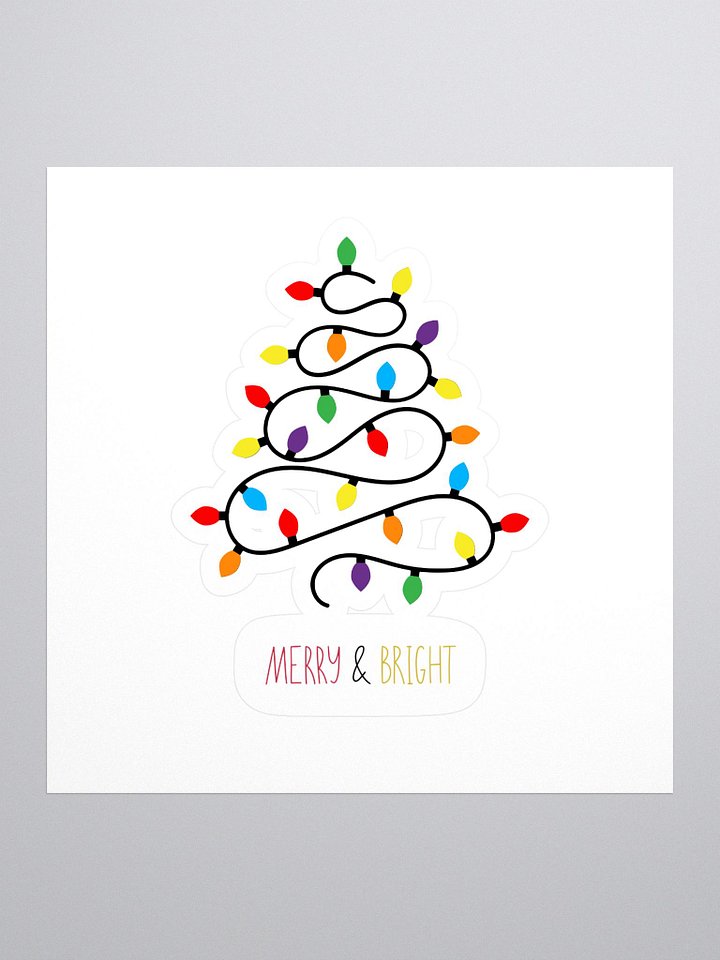 MERRY & BRIGHT Christmas Tree Sticker Set product image (1)