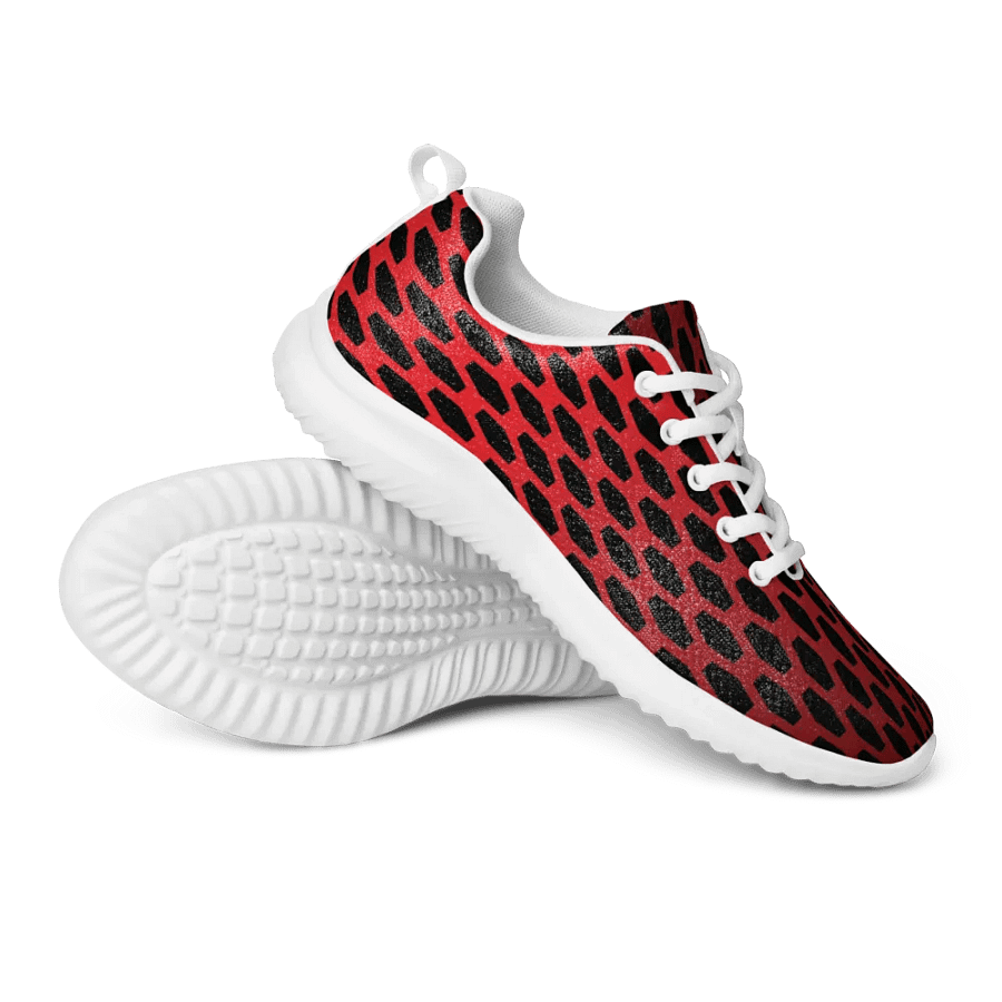 Honeycomb Red & Black Men's Athletic Shoes product image (7)