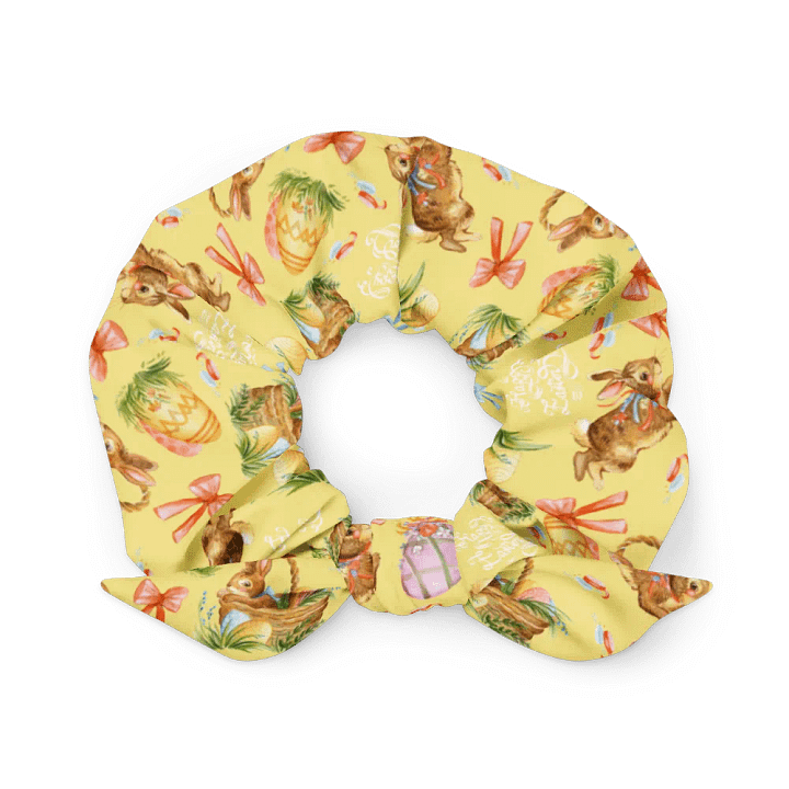 Easter Bunny Yellow Scrunchie product image (1)