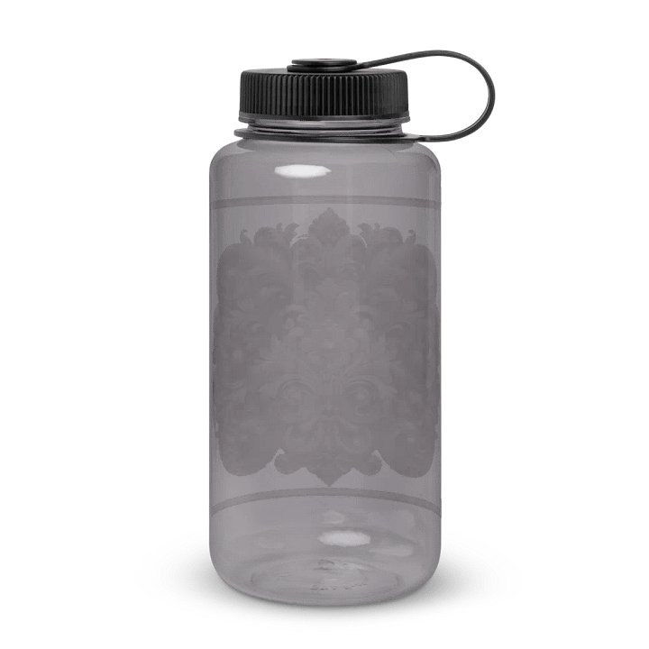 Ornate Metallic Floral Water Bottle product image (2)
