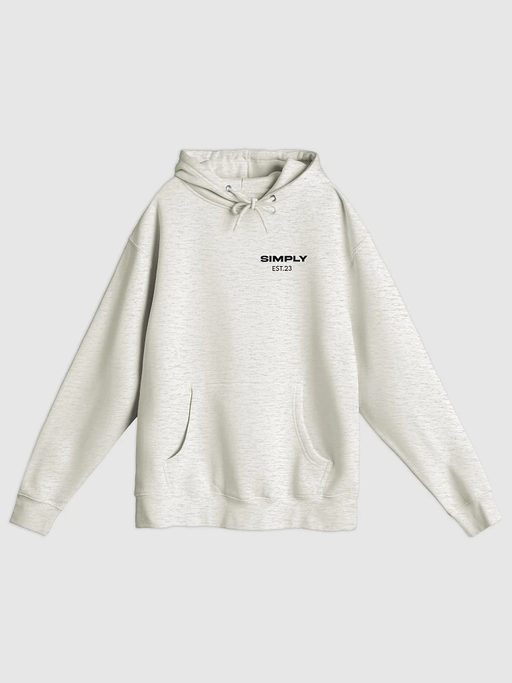 simply oatmeal hoodie product image (1)