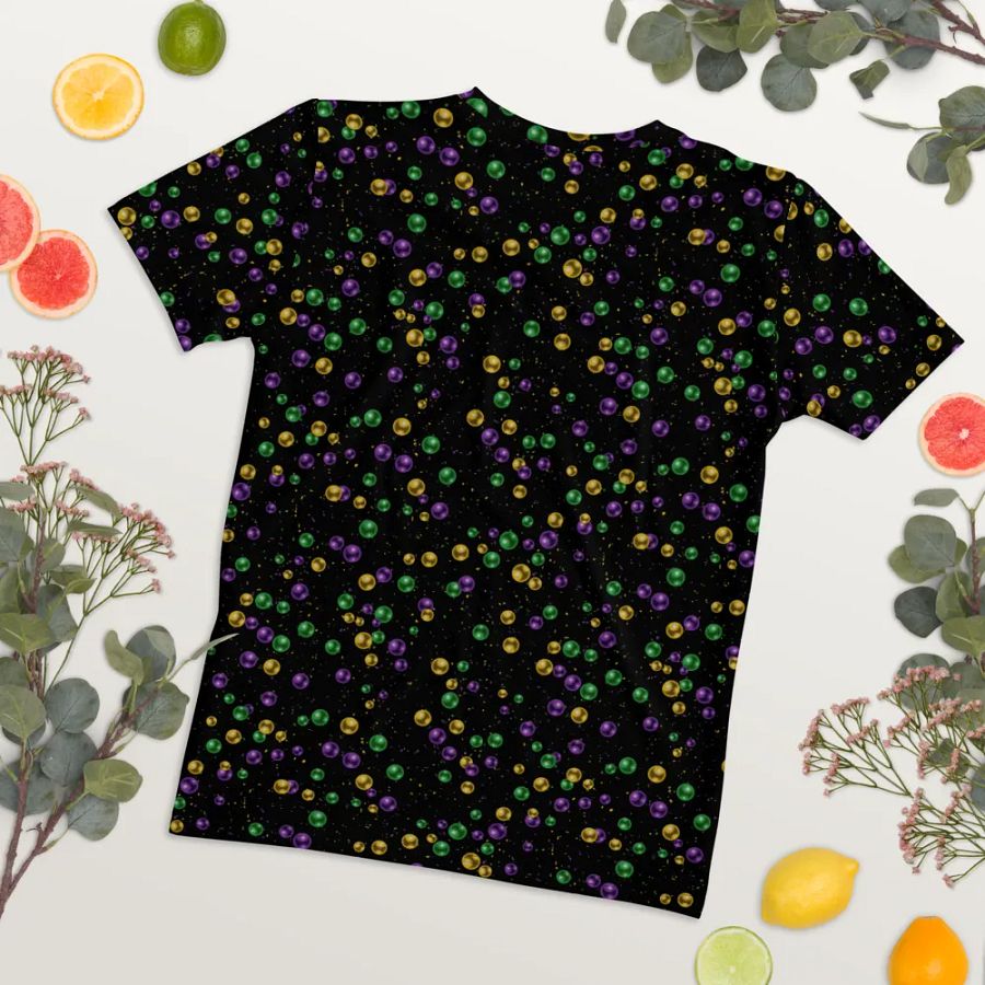 Mardi Gra All Over Print T-shirt product image (8)