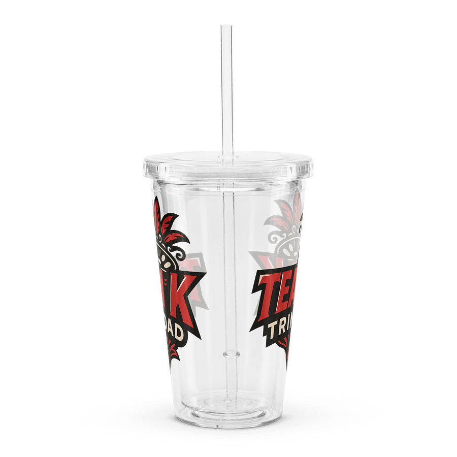 TEAM K TRINIDAD Clear Plastic Tumbler product image (4)