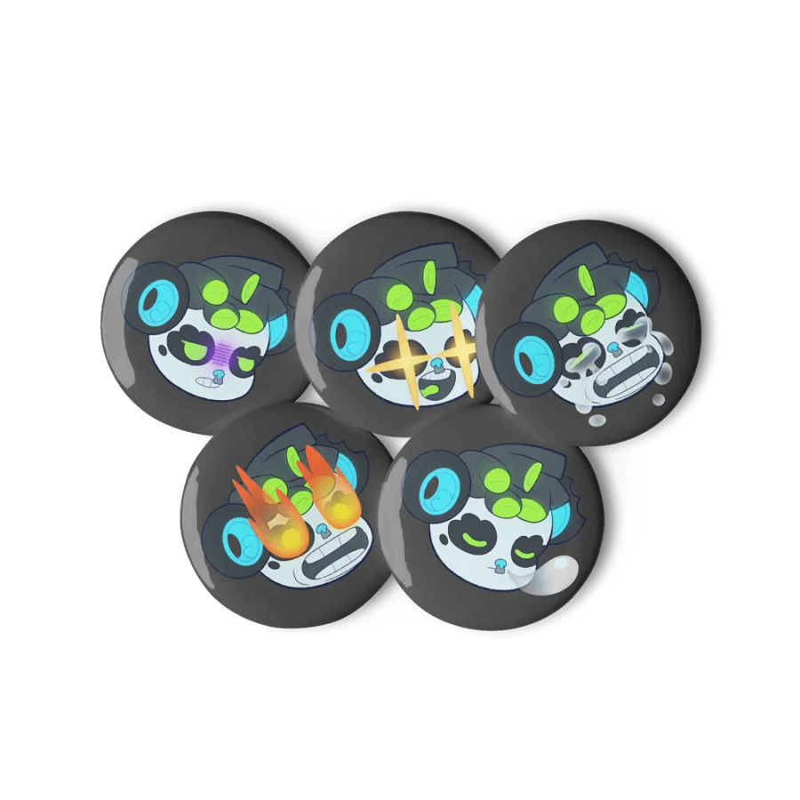 Emotionally Charged Pin Set (Black) product image (6)