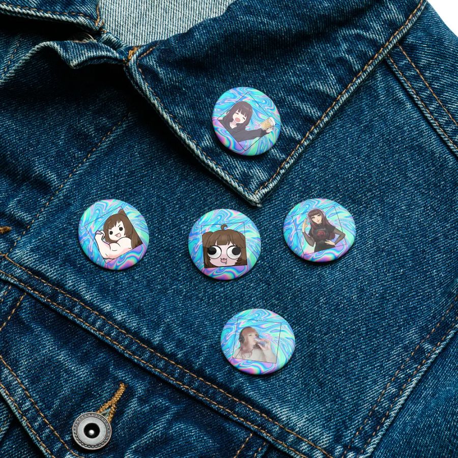 Vaporwave Button Set product image (16)
