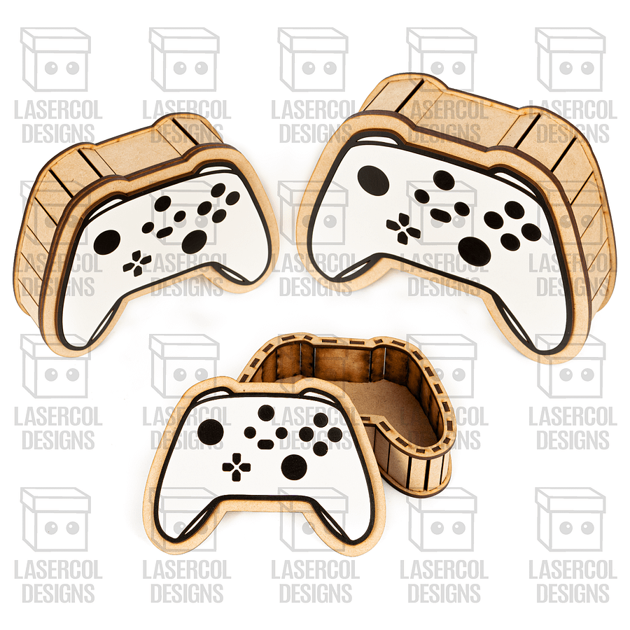 Controller Shaped Boxes Bundle (Set 1-2) - Laser Cut Files product image (5)