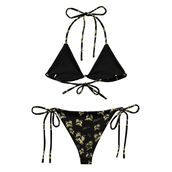 Vixen Queen Golden Vixen Black String Bikini product image (2)