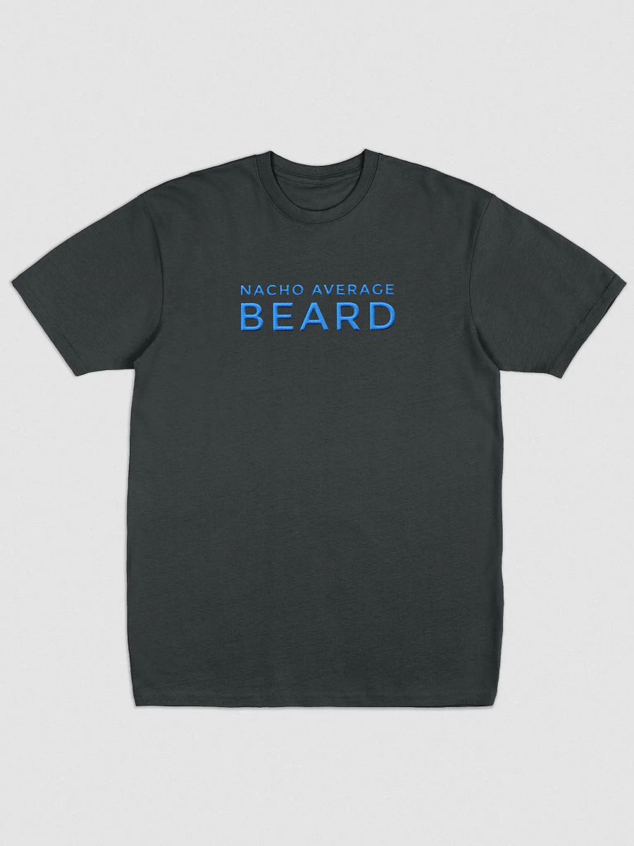 Men's Nacho Average Beard T-Shirt (Aqua/Teal Embroidery) product image (4)