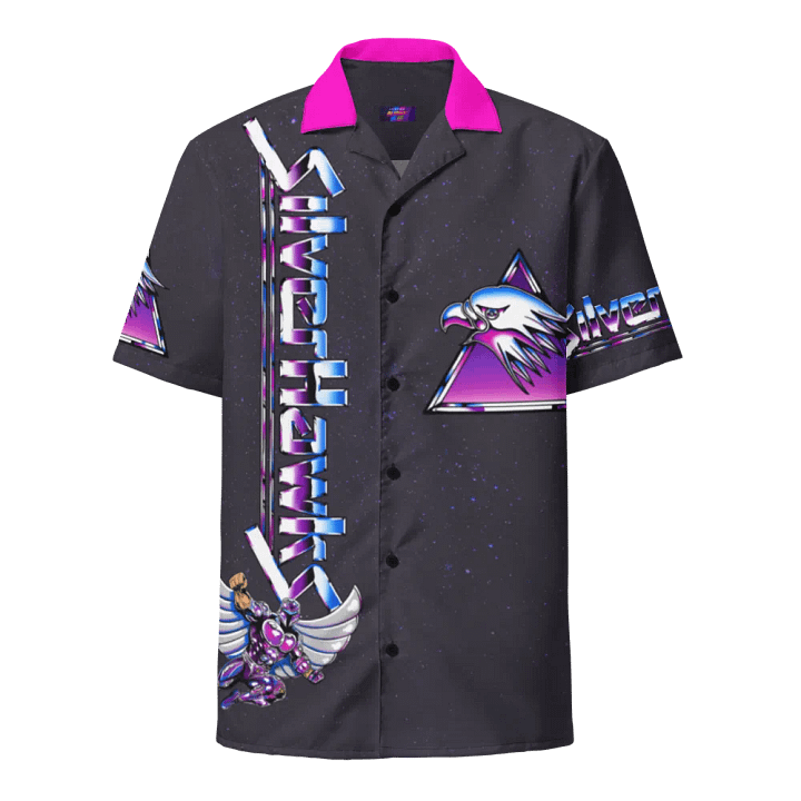 SilverHawks Retro Tribute Hawaiian Button up product image (1)