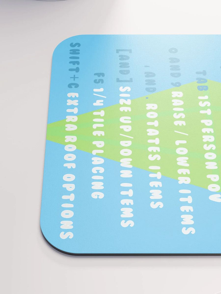 Blue Cheat Sheet Mousepad product image (6)