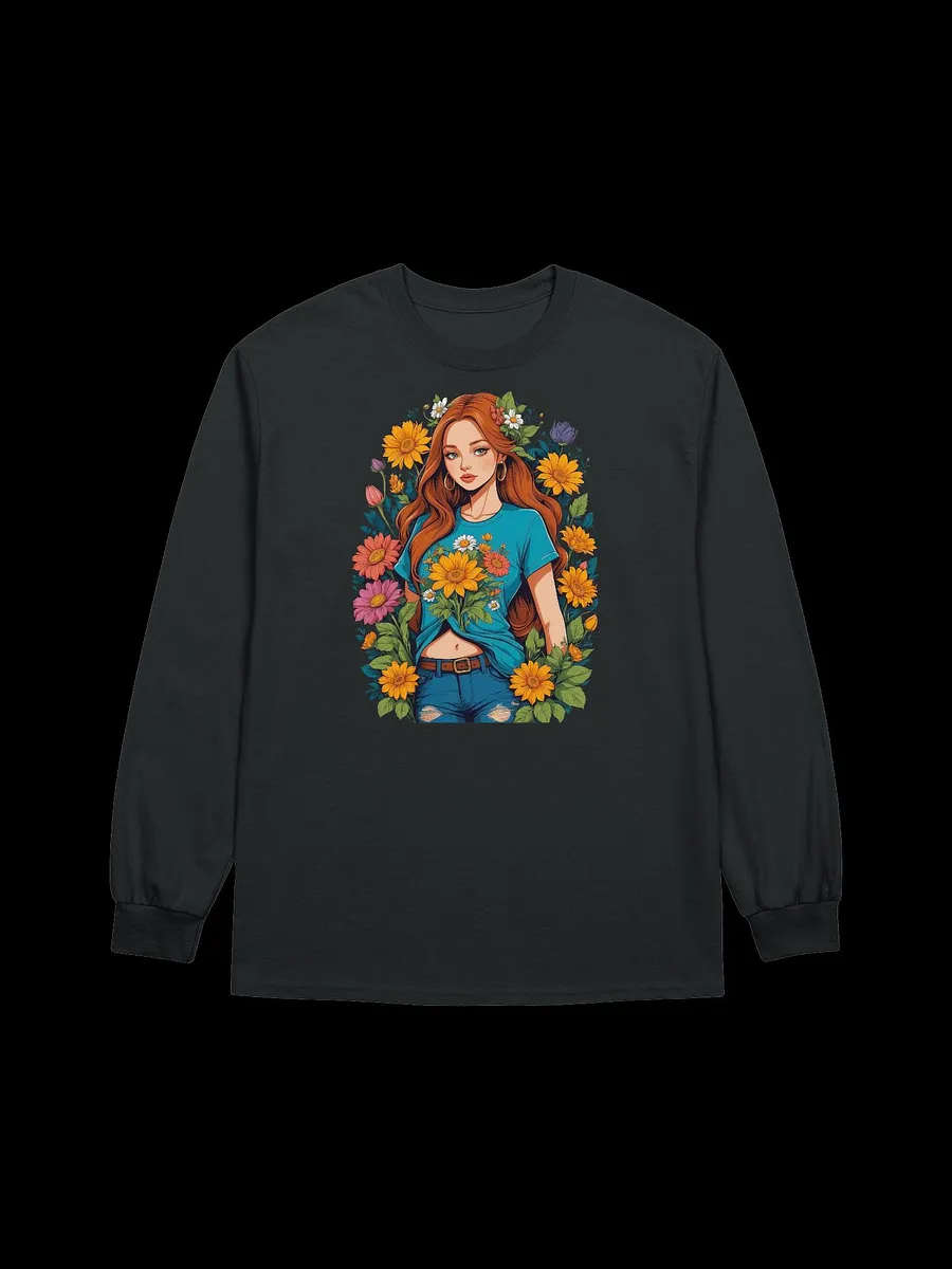 Bloomcore Flower Girl v1 - Gildan Ultra Cotton Unisex Long Sleeve T-Shirt product image (2)