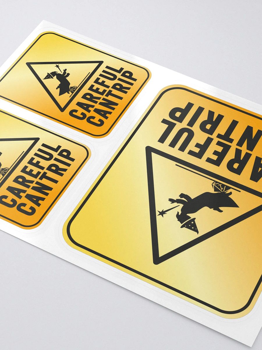 Careful Cantrip Logo Sticker Set product image (3)