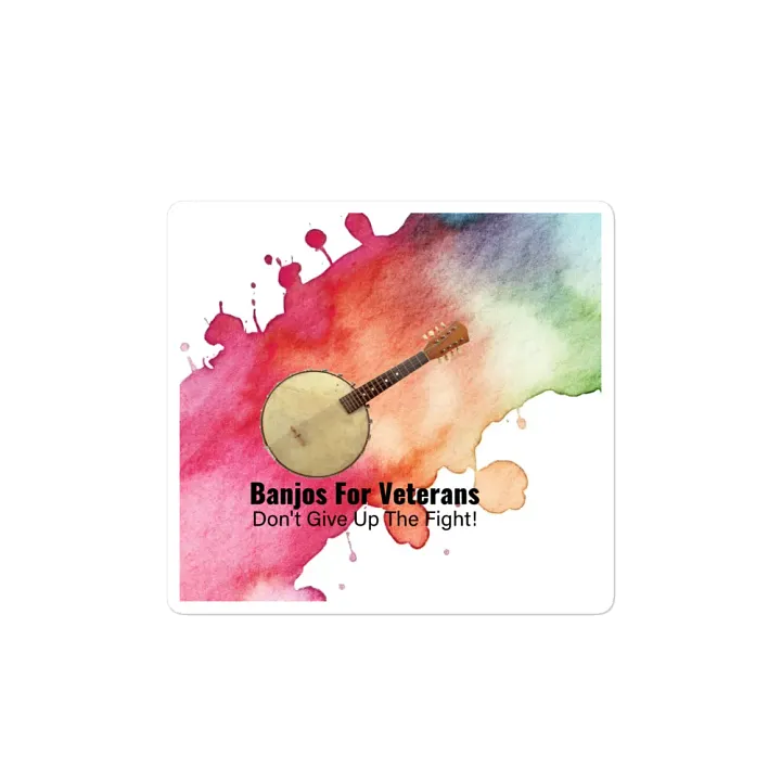 Banjos For Veterans (B4V) 2023 Artwork Die-Cut Magnets product image (2)