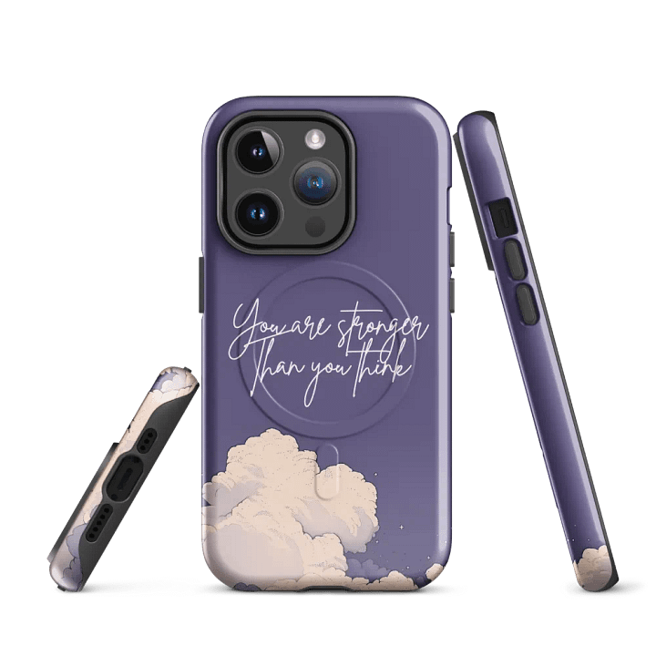 Cloudy Strength MagSafe® Tough Case product image (3)