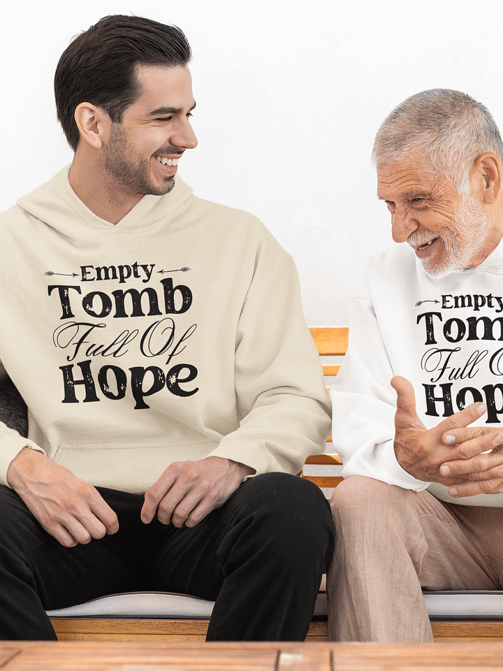 Empty Tomb Full Of Hope Christin Gildan Hoodie. product image (1)