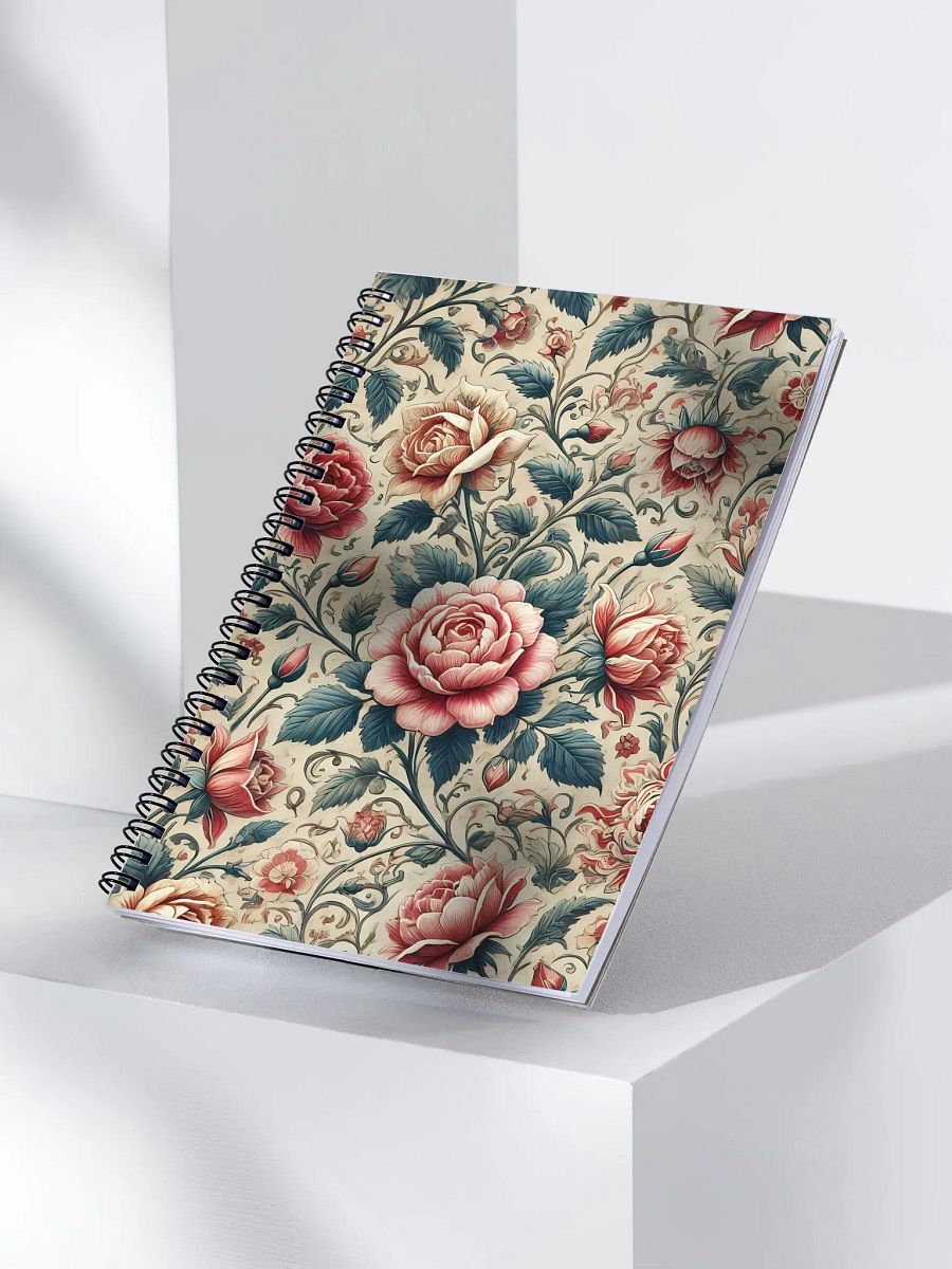 Royal Floral Spiral Notebook product image (3)