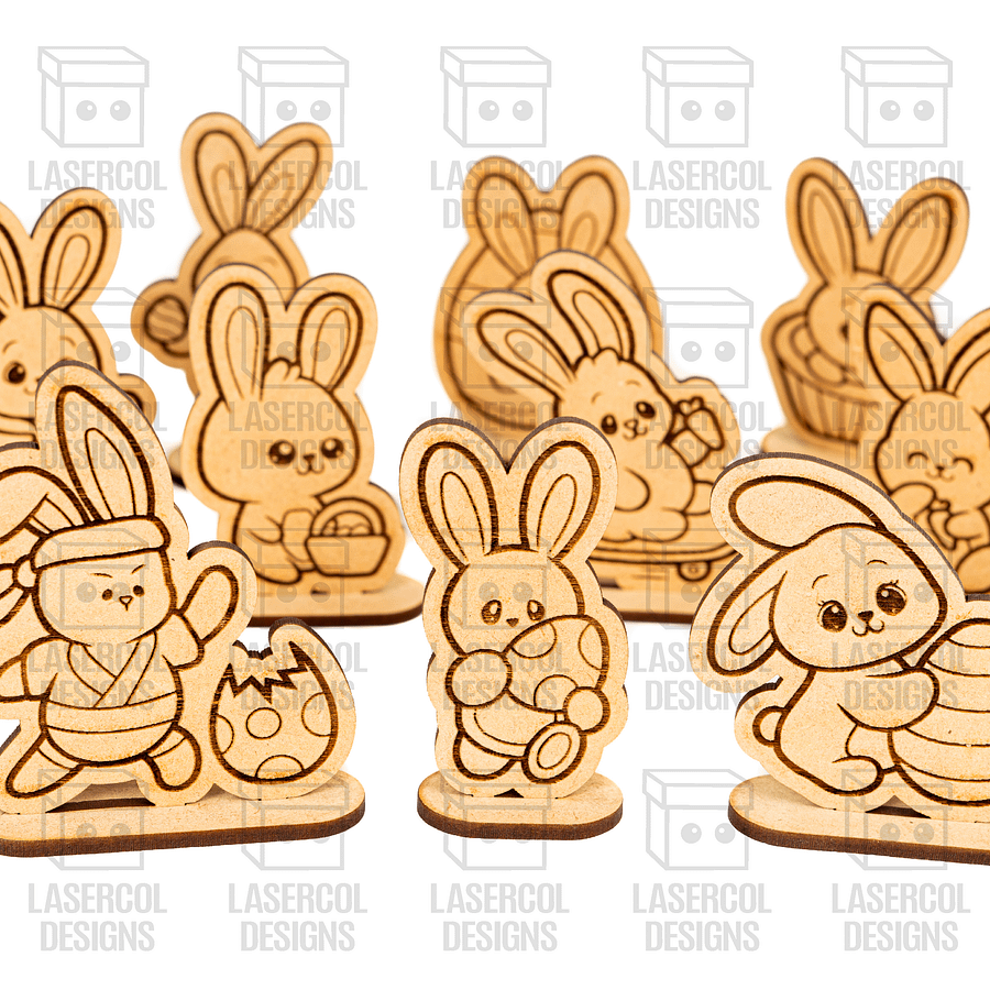Easter Cutouts With Base Set 7 - Laser Cut Files product image (10)