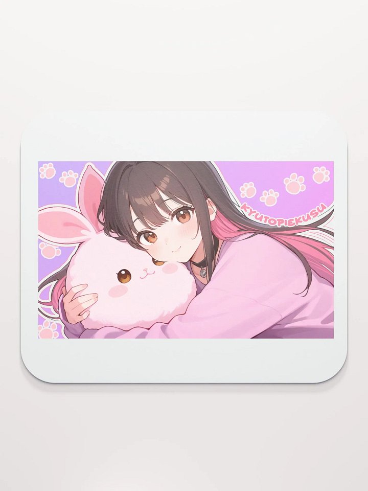Kyuto Kawaii Bunny Hug Edition Mouse Pad product image (2)