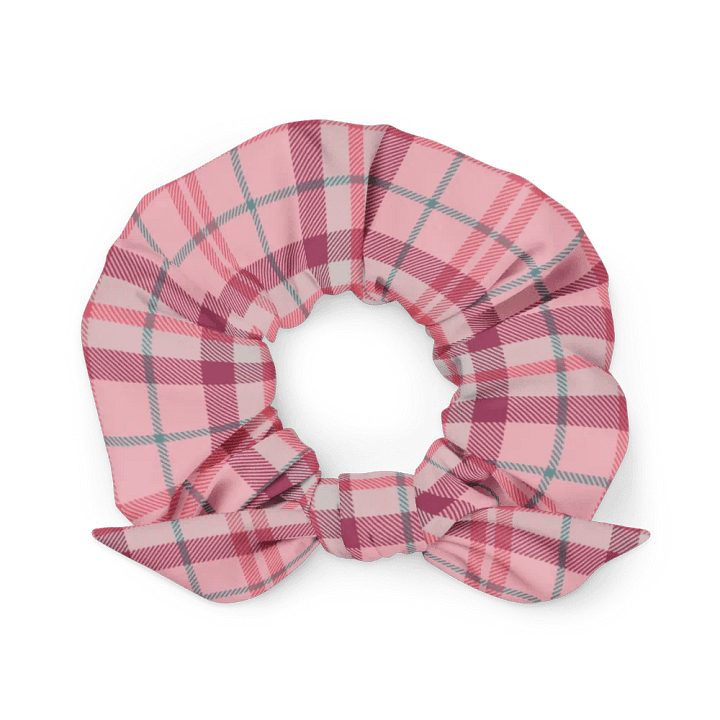 Valentine Plaid Scrunchie with Bow product image (1)