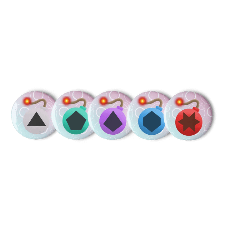 Blonde Bittie Badge Pins product image (1)