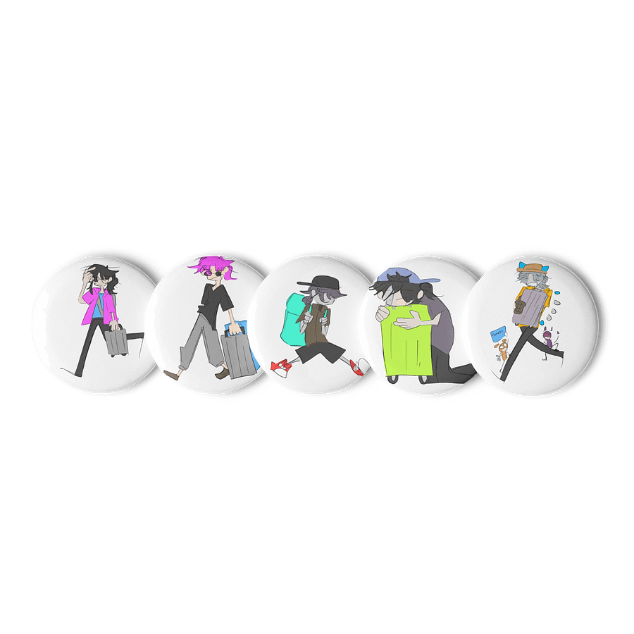 Moon Savers Vacation Pin buttons product image (1)