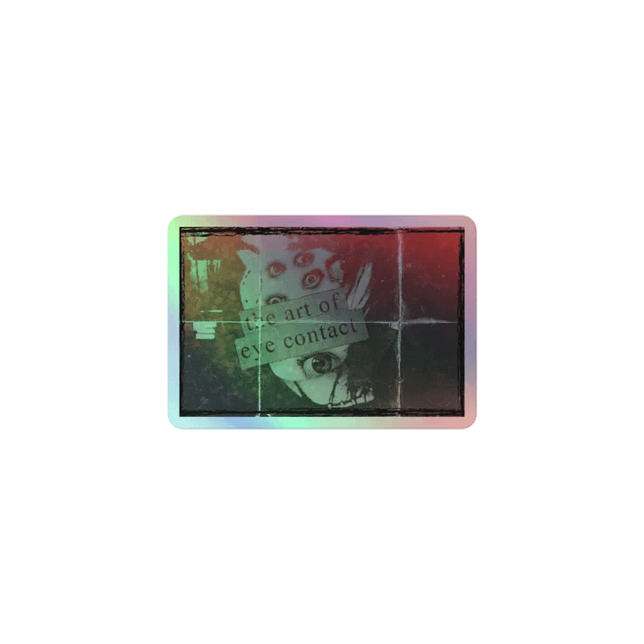 Eye Contact Holographic Sticker product image (1)