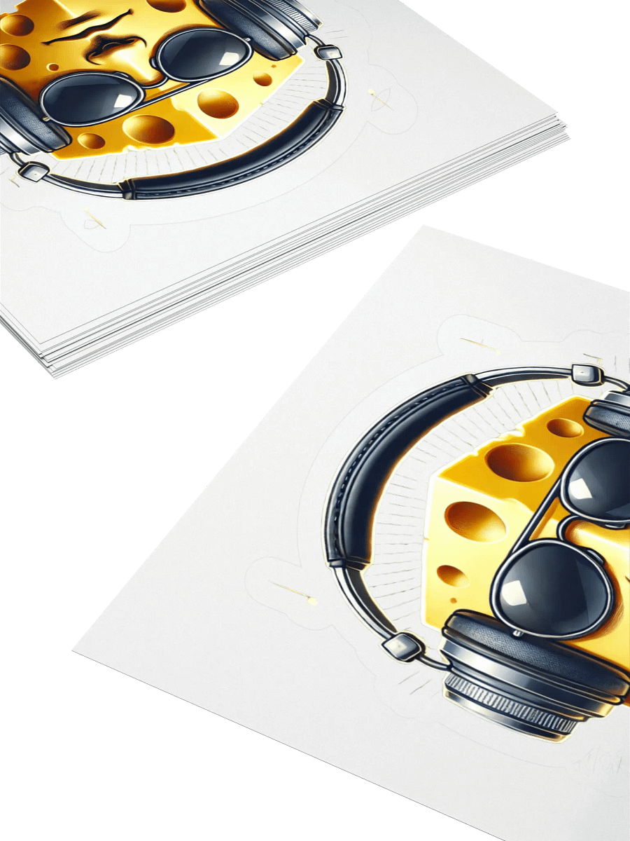 Cool Cheese Face Sticker Set product image (10)